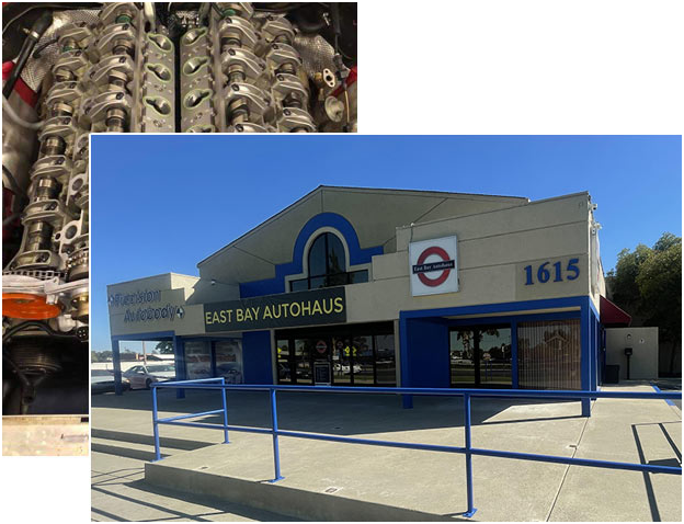 engine and the auto repair inside